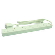 2mtr 6 Way 240V Surge Protector Extension Lead